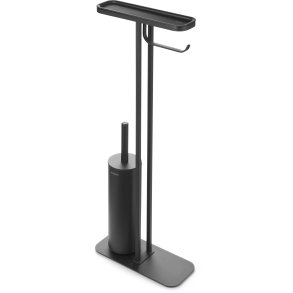 Brabantia Mindset Toilet Butler m. Silikonebørste, Mineral Infinite Grey