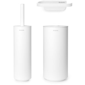 Brabantia Mindset Toiletsæt 3 Dele, Mineral Fresh White