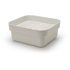 Brabantia Sink-Side Opvaskebalje m. Rist 37,4 cm, Lysegrå
