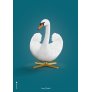 Svanen Plakat 50x70 cm, Petroleumsbl�