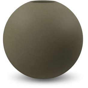 Cooee Design Ball Vase H20 cm, Oliven Grøn