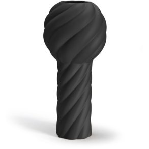 Cooee Design Twist Pillar Vase H34 cm, Sort