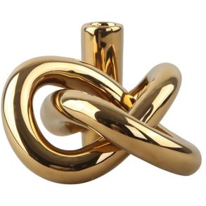 Cooee Design Lykke One Lysestage H10 cm, Guld