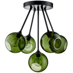 Design By Us Ballroom Molecule Plafond Ø68 cm, Army/Sort