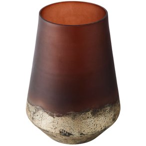 Muubs Lana Vase H26 cm, Brun/Guld