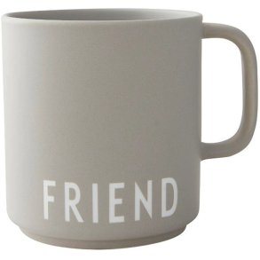 DESIGN LETTERS Favoritkop m. Hank Friend, Grå