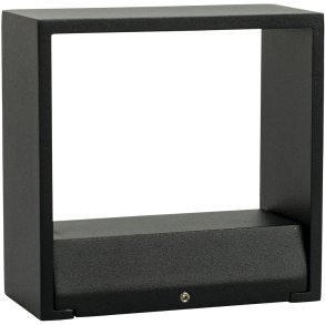 Dyberg Larsen Space Udendørs Væglampe LED 6 cm, Sort