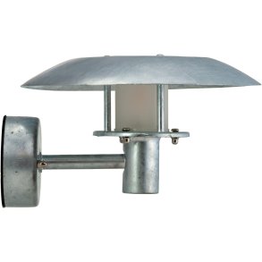 Dyberg Larsen Randers Udendørs Væglampe 25 cm, Galvaniseret