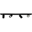 Skinne m. 4 Spots 10,5 cm