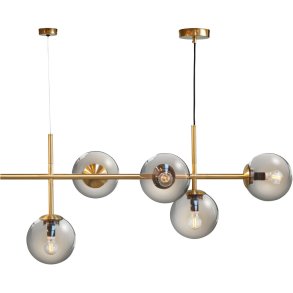 Dyberg Larsen Como Langbordspendel Ø93 cm, Smoke/Messing