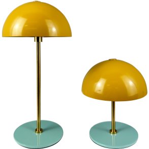 Dyberg Larsen ALONG Trådløs Minibordlampe LED 2 stk, Curry/Turkis