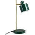 Bordlampe H43 cm, M&oslash;rkegr&oslash;n/Messing