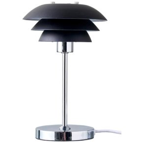 Dyberg Larsen DL16 Bordlampe H25 cm, Sort