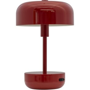 Dyberg Larsen Haipot Trådløs Bordlampe H25,7 cm, Dark Red