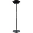 Gulvlampe H133 cm, Sort/krom