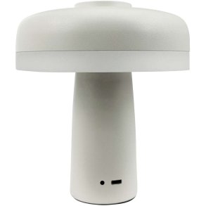 Dyberg Larsen Porter Trådløs Bordlampe LED H16,5 cm, Pearl Hvid