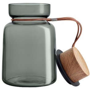 Eva Solo Silhouette Opbevaringsglas 1 L, Smokey Grey