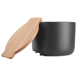 Eva Solo Nordic Kitchen Saltkar m. Låg Ø10,5 cm, Sort