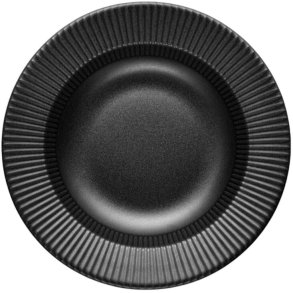 Eva Trio Legio Nova Dyb Tallerken 25 cm, Sort