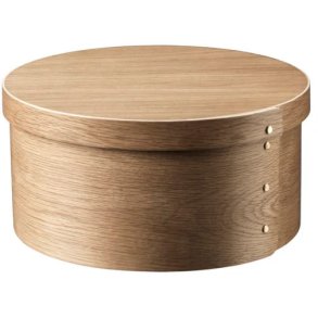 FDB Møbler X3 Drejø Opbevaringsboks Ø31 cm, Eg