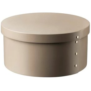 FDB Møbler X3 Drejø Opbevaringsboks Ø31 cm, Grey Beige
