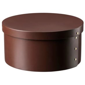 FDB Møbler X3 Drejø Opbevaringsboks Ø31 cm, Chocolate Brown