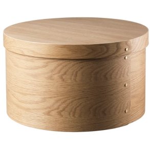 FDB Møbler X3 Drejø Opbevaringsboks Ø42 cm, Eg