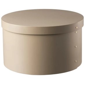 FDB Møbler X3 Drejø Opbevaringsboks Ø42 cm, Grey Beige