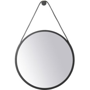 FDB Møbler I3 Mossø Spejl Ø60 cm, Sort