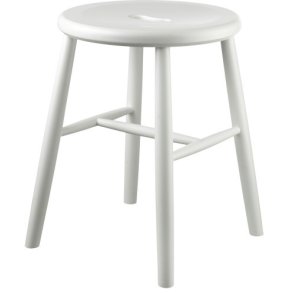 FDB Møbler J27 Skammel H45,5 cm, Hvid
