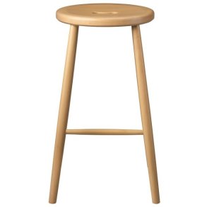 FDB Møbler J27C Counter Barstol H65 cm, Bøg
