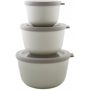Mepal Cirqula Høj Skålesæt 3 stk, Nordic White