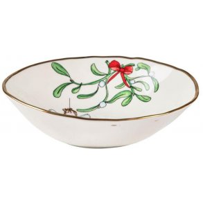 Medusa Copenhagen Jingle Bell Skål Ø18 cm, Porcelæn/Guld