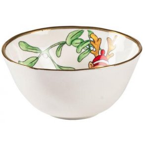 Medusa Copenhagen Jingle Bell Skål Ø12 cm, Porcelæn/Guld