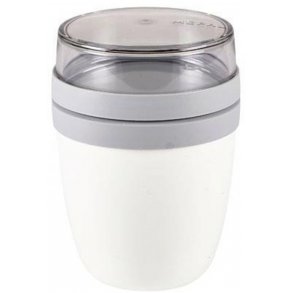 Mepal Ellipse Frokostbæger Mini 300 ml+120 ml, Hvid