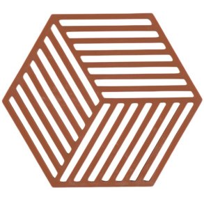 Zone Denmark Hexagon Bordskåner 16x14 cm, Terracotta