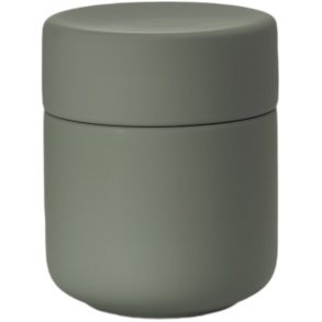 Zone Denmark Ume Krukke m. Låg H10,3 cm, Olive Green