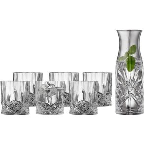 Lyngby Glas Krystal Glassæt 7 Dele