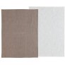 Taupe/White