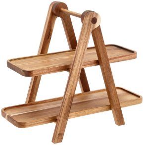 HOLM Serveringsopsats H36 cm, Akacietræ