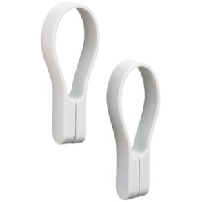 Zone Denmark Loop Magnet Håndklædestrop 2 stk. 9 cm, Soft Grey