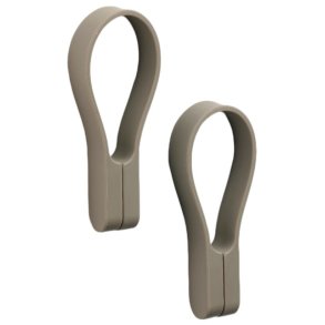 Zone Denmark Loop Magnet Håndklædestrop 2 stk. 9 cm, Taupe