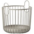 Kurv Ø20 cm, Taupe