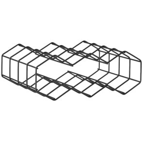 Zone Denmark Rocks Vinreol 28,8 cm, Sort