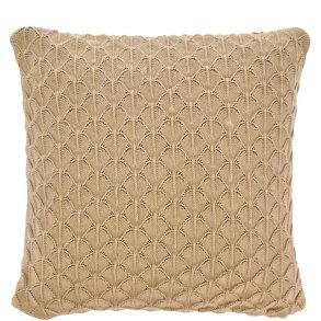 Södahl Scallop Pude 45x45 cm, Taupe
