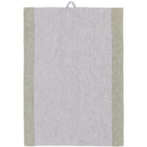 Södahl Statement Stripe Viskestykke 50x70 cm, Grøn