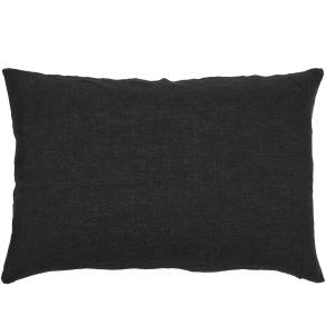 Södahl Linen Pude 40x60 cm, Sort