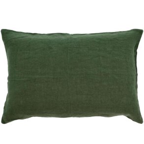 Södahl Linen Pude 40x60 cm, Forest Green