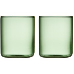 Lyngby Glas Torino Shotglas 2 stk. 6 cl, Grøn