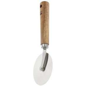 HOLM Pizzaskærer 24 cm, Rustfrit Stål/Akacietræ